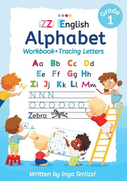 IZZi English Alphabet Workbook + Tracing Letters
