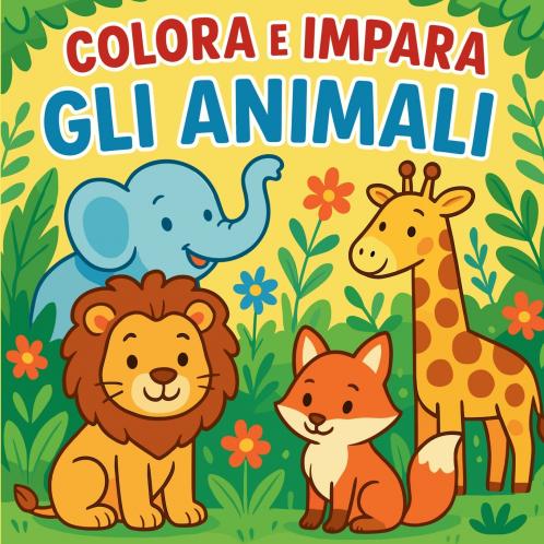 Colora e Impara Gli Animali