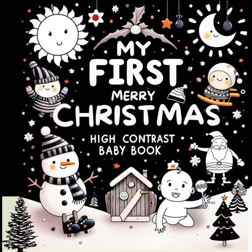 High Contrast Baby Book - Merry Christmas
