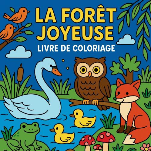 La Forêt Joyeuse - Livre de coloriage