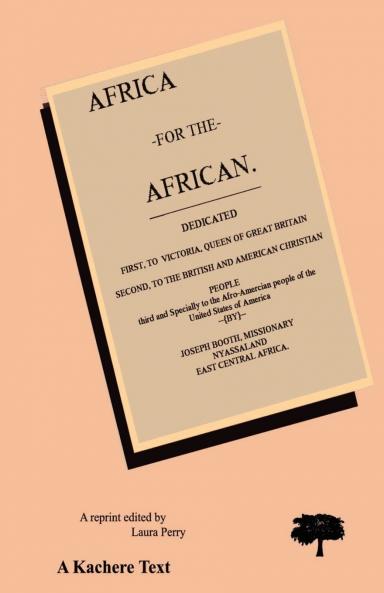 Africa for the African. Second Edition