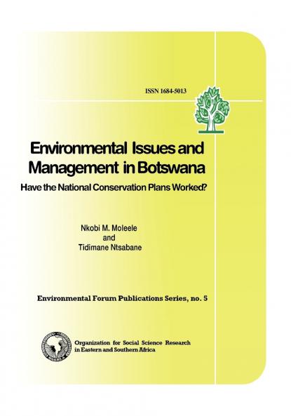 Environmental Issues in Botswana. A Handbook
