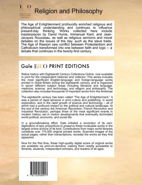 Some observations I. On the antiquity of the present United Brethren called Moravians. II. On some of the extracts of their general synods and III. On the doctrine of the Trinity and person of Christ.