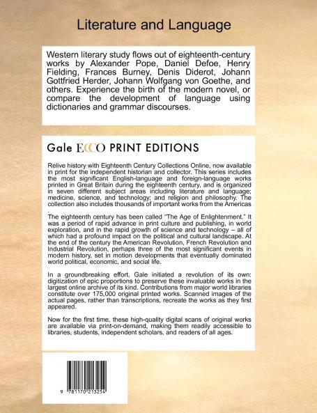 The upper gallery. A poem. Inscribed to the Rev. Dr. Swift D.S.P.D.