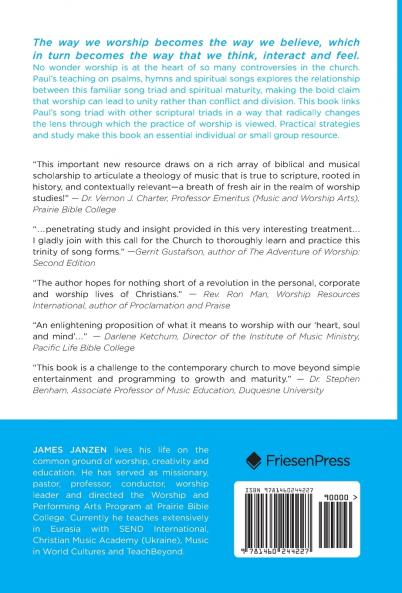 Psalms Hymns and Spiritual Songs