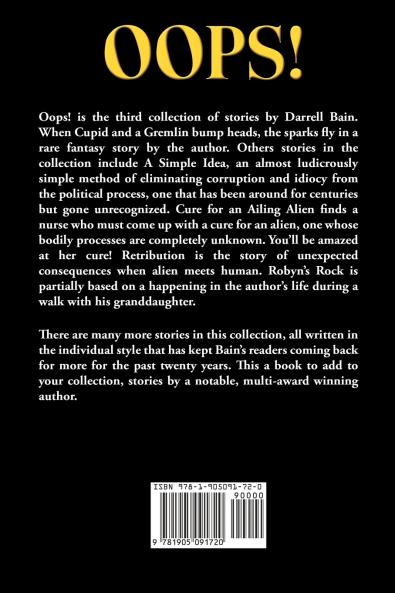 OOPS! Darrell Bain's Latest Collection of Stories