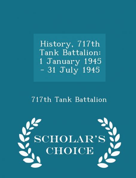 History 717th Tank Battalion