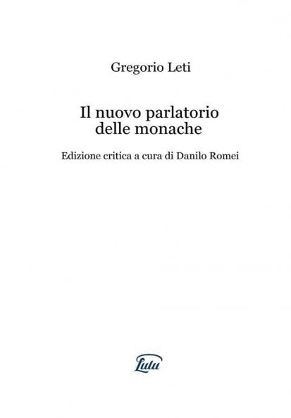 Il nuovo parlatorio delle monache