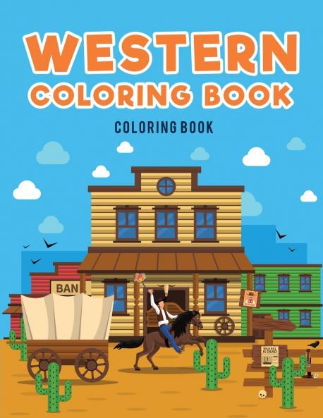 Western Coloring Book