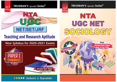 Trueman's UGC NET/SLET General Paper I+Sociology (set of 2 Books)