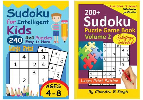 Sudoku Puzzle Game Book Volume 2+Sudoku for Intelligent Kids