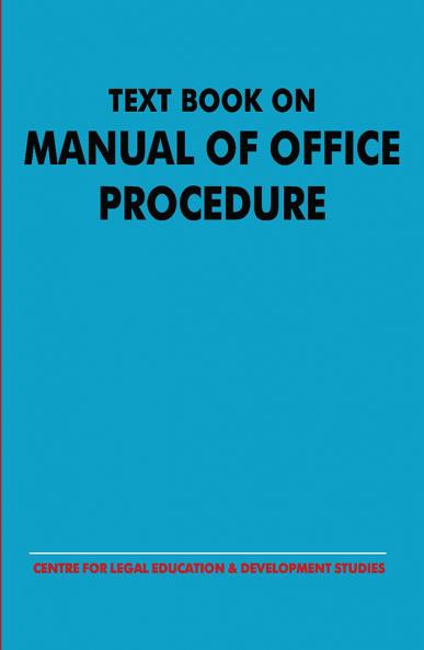 TEXT BOOK ON MANUAL OF OFFICE PROCEDURE|ENGLISH by Adv. P. Sanjayan|Sukumar Publishing House|LAW Books for Exam