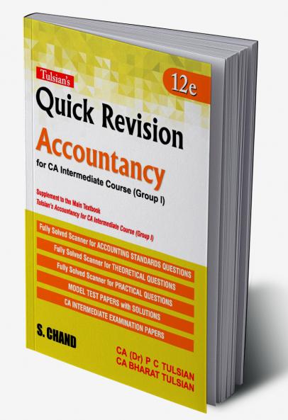 Tulsians: Quick Revision for Accountancy for CA Intermediate Course (Group I)