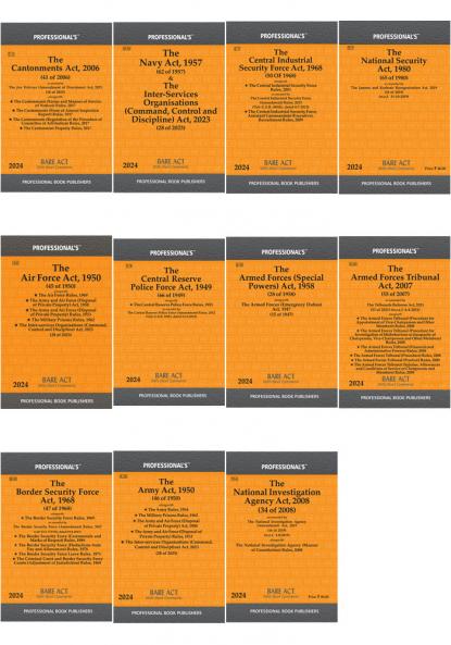 Defence Laws National Security and allied Acts combo