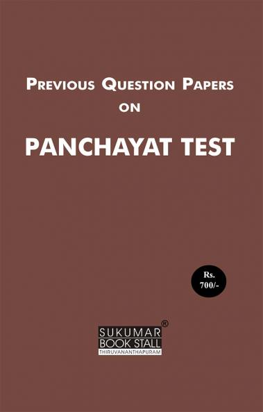 objective type previous question papers on PANCHAYAT TEST|LAW Books for Exam