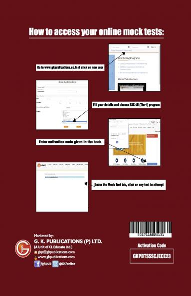 SSC 2023 Booster Test Series - JE Paper I - Civil Engineering - 15 Mock Tests (Questions) (includes 2019-2022 papers)