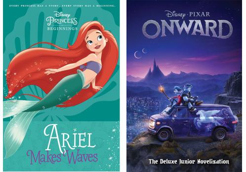 Enchanted Beginnings Combo: Ariel Makes Waves & Onward: Deluxe Junior Novelization