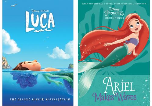 Disney Princess & Pixar Sea Adventures Combo: Ariel Makes Waves & Luca Deluxe Junior Novelization