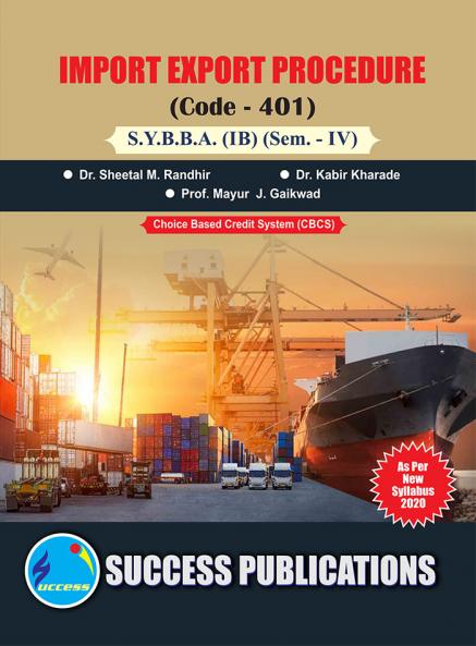 Import Export Procedure (401)BBA (IB) SEM.-IV
