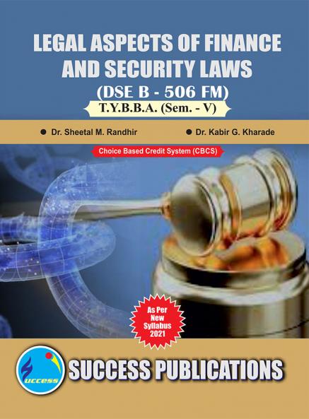Legal Aspects of Finance & Security Laws (506-FM)BBA SEM.-V