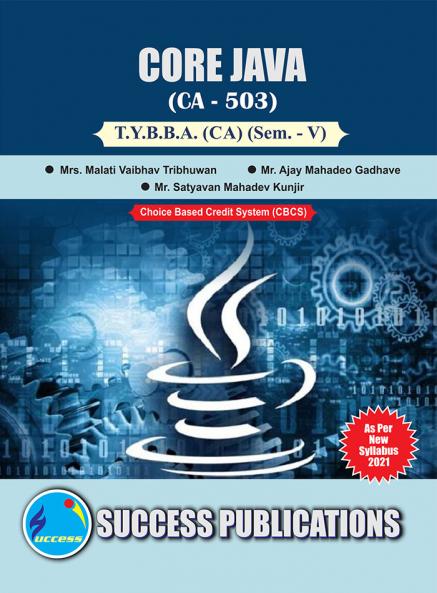 Core Java (503) 2021 Sem-V