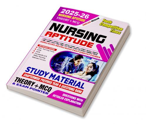 2025-26 Nursing Aptitude Study Material 144 295 E. This book is useful for ANM GNM and Paramedical entrance examinations.