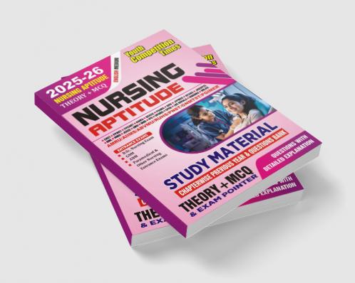 2025-26 Nursing Aptitude Study Material 144 295 E. This book is useful for ANM GNM and Paramedical entrance examinations.