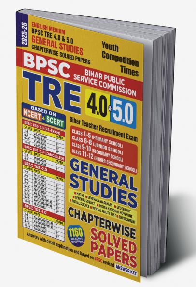 2025-26 BPSC TRE 4 & 5 Class-I to XII General Studies Solved Papers 96 195 E.