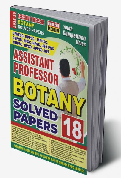 2025-26 Assistant   Professor Botany Solved Papers 320 650 E.