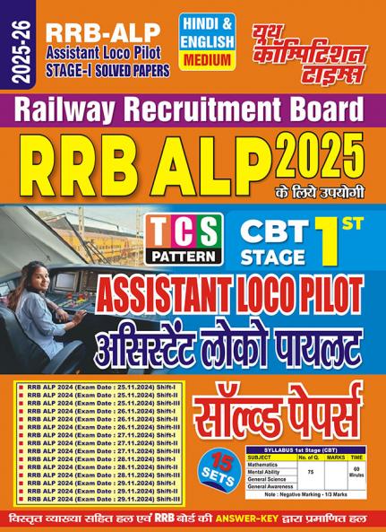 2025-26 RRB ALP CBT Stage-1 Solved Papers 224 495.