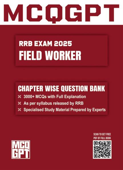 RRB Field Worker Exam 2025 | 3000+ MCQ with Full Explanation