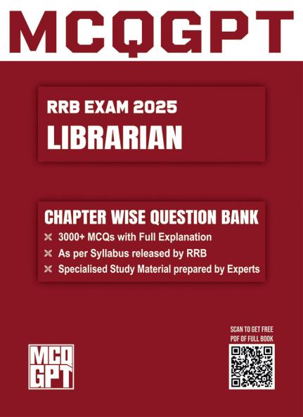 RRB Liabrarian Exam 2025 | 3000+ MCQ with Full Explanation