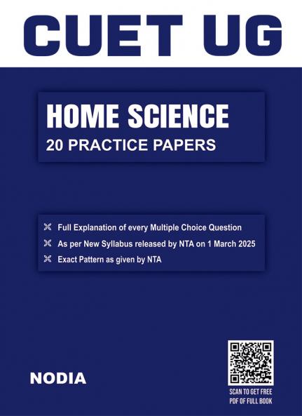 NTA CUET UG Home Science 2025 Exam | 20 Practice Paper with Full Explanation