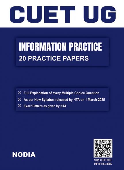 NTA CUET UG Information Practices 2025 Exam | 20 Practice Paper with Full Explanation