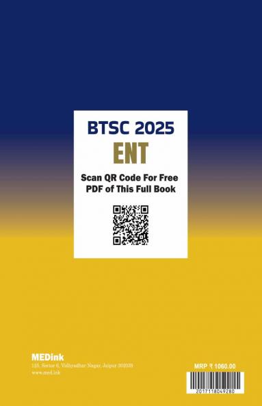 BTSC ENT Special Medical Officer Exam 2025 Latest Edition