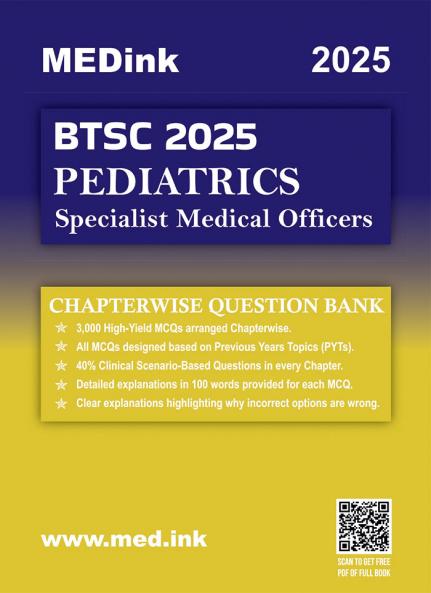 BTSC Pediatrics Specialist Medical Officer Exam 2025