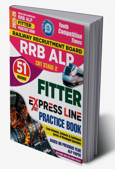 2025-26 RRB ALP CBT Stage-2 Fitter Practice Book 208 395 E.