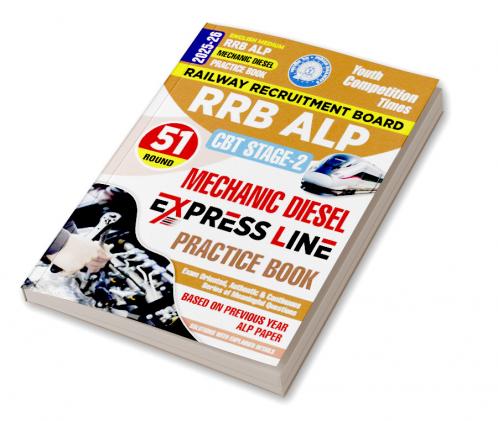 2025-26 RRB ALP CBT Stage-2 Mechanic Diesel  Practice Book 208 395 E .