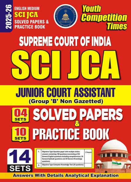 2025-26 SCI JCA Solved Papers & Practice Book 224 395 E.