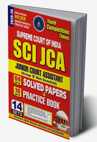 2025-26 SCI JCA Solved Papers & Practice Book 224 395 E.