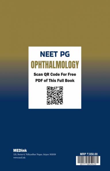 NEET PG Ophthalmology 20 Grand Test 2025 Edition