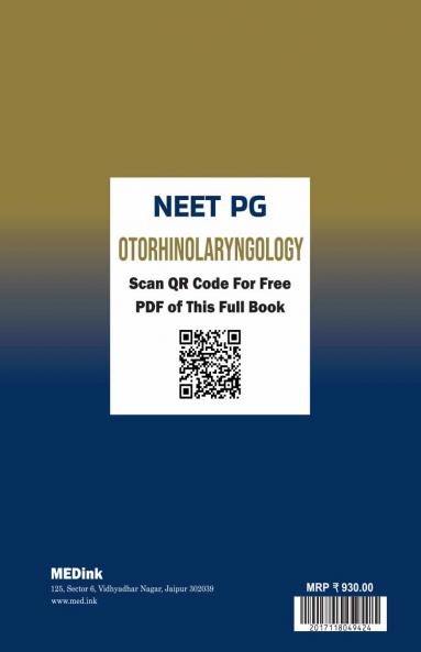 NEET PG Otorhinolaryngology 20 Grand Test 2025 Edition