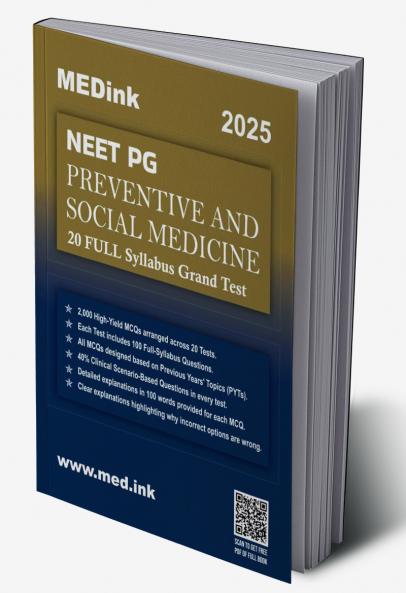 NEET PG Preventive and Social Medicine 20 Grand Test 2025 Edition