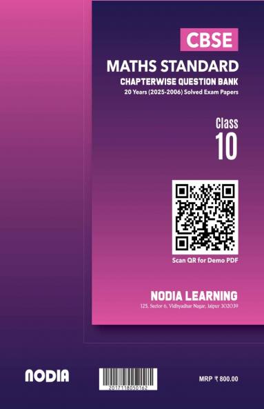 CBSE Class 10 Maths Standard Chapterwise Previous Year Question Bank (PYQ) For 2026 Exam