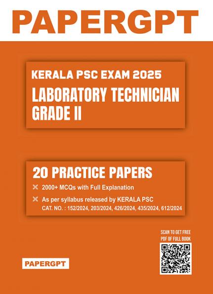 KPSC Laboratory Technician Grade II Exam 2025 | 20 Practice Sets | 2000+ MCQ with Full Explanation
