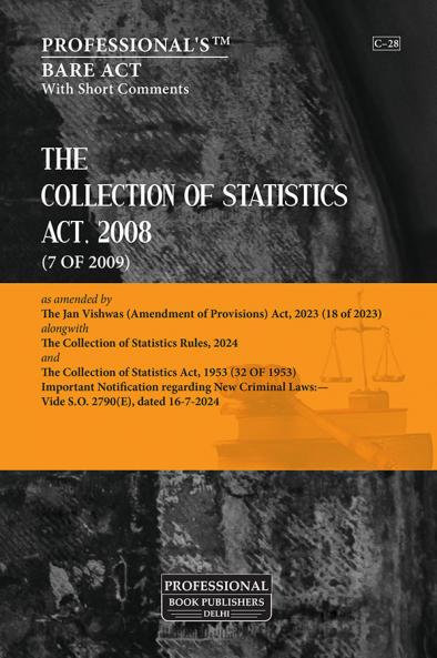 Collection of Statistics Act 2008 alongwith Rules
