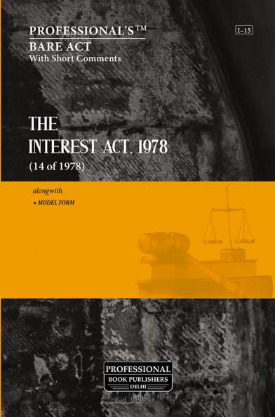 Interest Act 1978 alongwith MODEL FORM