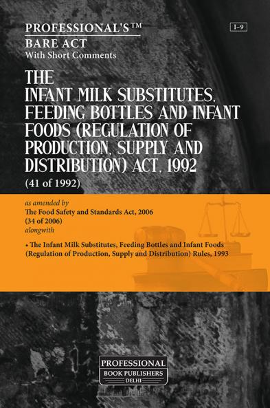 Infant Milk Substitutes Feeding Bottles and Infant Foods (Regulation of Production Supply and Distribution) Act 1992