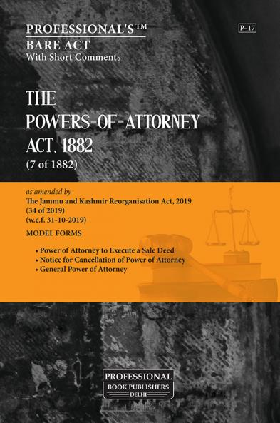 Powers-of-Attorney Act 1882 as amended by Jammu and Kashmir Reorganisation Act 2019