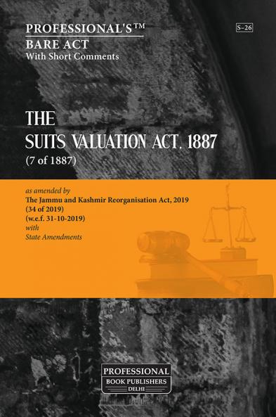 Suits Valuation Act 1887 as amended by Jammu and Kashmir Reorganisation Act 2019